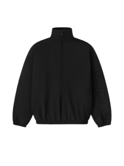 Essentials Active Half Zip Track Black Jackets