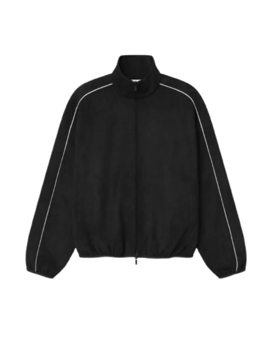 Essentials Bonded Tech Jacket Track Essentials Fleece Modern Jackets Track