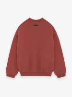 Essentials Fleece Crimson Crewneck