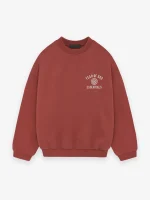 Essentials Fleece Crimson Crewneck