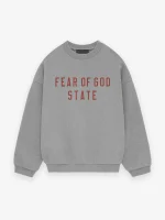 Essentials Fleece Gray Crewneck