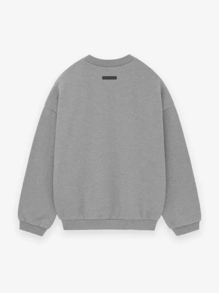 Essentials Fleece Gray Crewneck