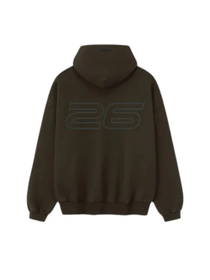 Essentials Heavy Hoodie Fleece 90s Brown
