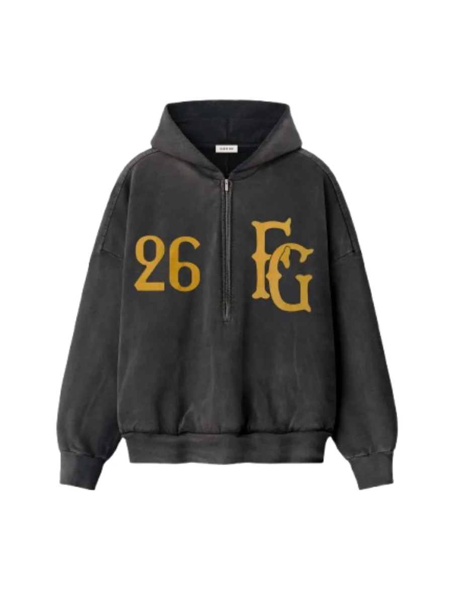 Essentials Hoodie Baseball Club Black Essentials Hoodie Baseball Club Black
