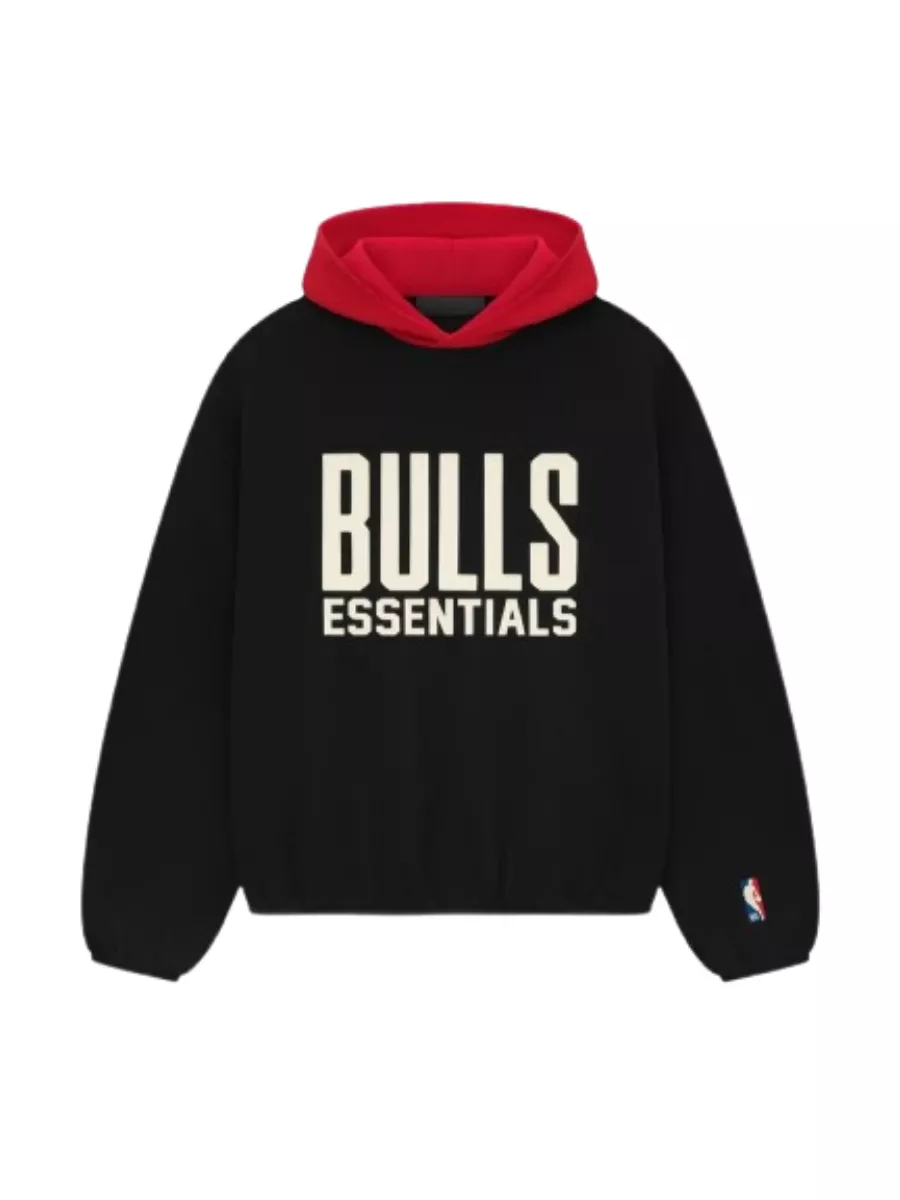 Essentials Hoodie Bulls Black Essentials Hoodie Bulls Black