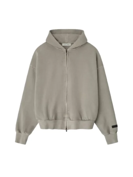 Essentials Hoodie Embroidered Full Zip