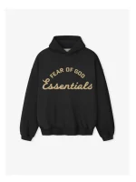 Essentials Hoodie Faded Black