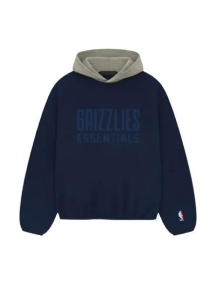 Essentials Hoodie Grizzlies Pullover Navy