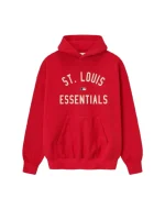 Essentials Sixers Pullover Hoodie Red