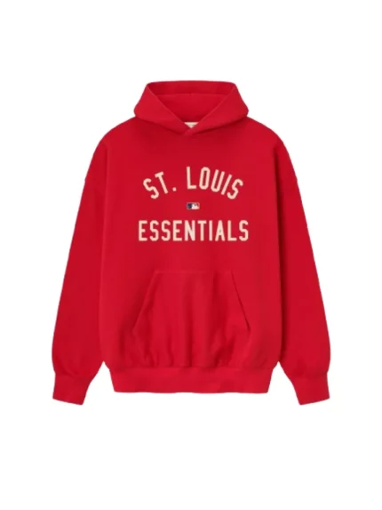 Essentials Sixers Pullover Hoodie Red