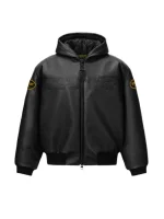 Essentials Vanson Leather Jacket Hooded